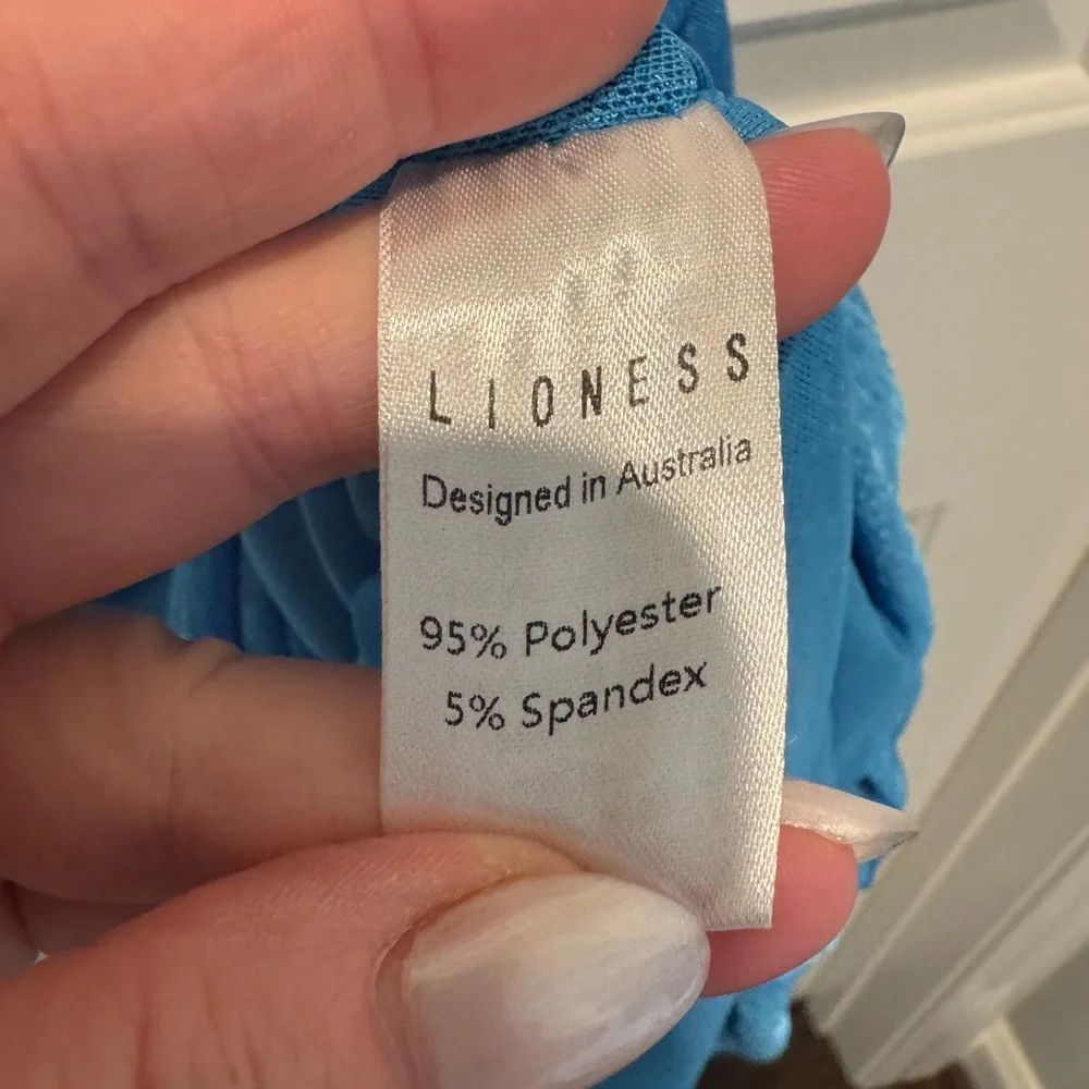 Lioness Elegant Blue One-Shoulder Dress Size XXL - Picture 7 of 10